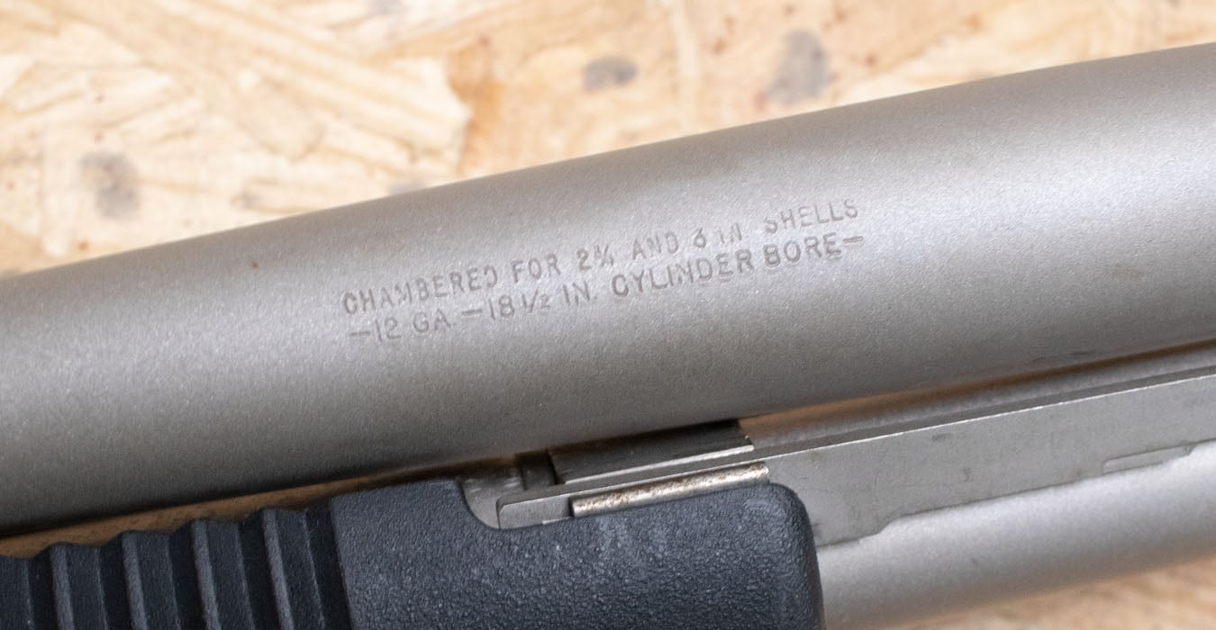 MOSSBERG 500 12 Gauge Police Trade-In Shotguns with Marinecote Finish